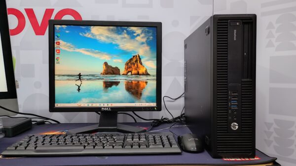 Combo HP EliteDesk 705 G2 SFF - 8GB de RAM DDR3 - 500GB de disco duro